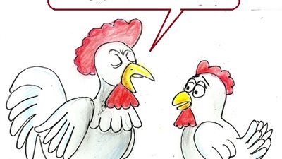 منع تداول الدواجن الحية في كاريكاتير «فيتو»