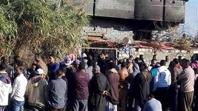 حادث كفر الدوار الان | كردون أمني حول موقع العثور على جثث 7 من أسرة واحدة