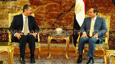 «بحاح» يؤكد للسيسي حرص مصر على وحدة واستقرار اليمن