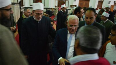 محافظ بورسعيد يشهد احتفالية الأوقاف بذكرى الإسراء والمعراج (صور)