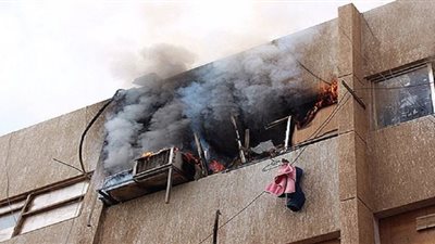 إصابة شخصين في حريق شقة ببورسعيد