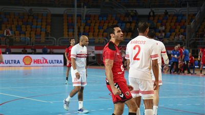 لحظة وقوع مناوشات بين الأمن ولاعبي الزمالك في نهائي أفريقيا لليد (فيديو)