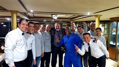 خالد الصاوي ومحمد رمضان يحضران حفل زفاف جماعي لـ80 عروسا بأسيوط (صور)