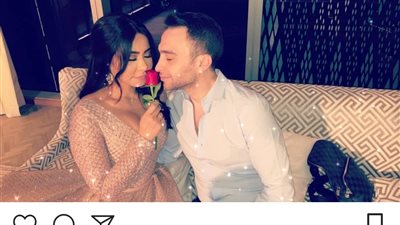 شيرين تنشر صورة مع حسام حبيب وتعلق: «حلاوة الدنيا»