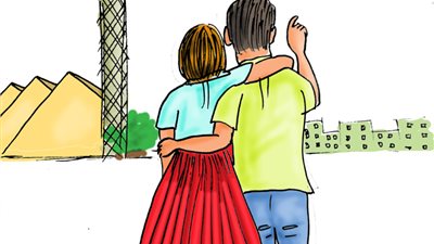 «حال الشعب بعد الضرائب الجديدة» في كاريكاتير «فيتو»