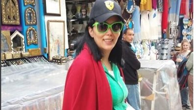 حورية فرغلي تنشر صورتها بإطلالة خضراء من تونس