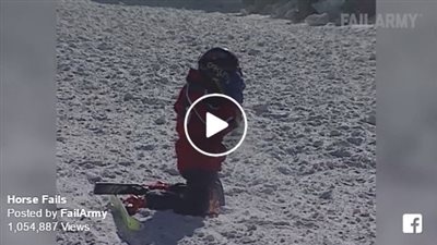 بالفيديو.. أطرف السقطات المحرجة لراكبي الأحصنة