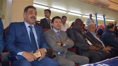 وصول وزير الرياضة لافتتاح تصفيات أفريقيا للرجال لكرة السلة