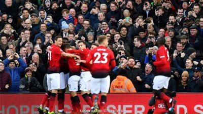 مانشستر يونايتد يتقدم على تشيلسي 0/2 في الشوط الأول