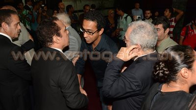 سمير صبرى وإيهاب توفيق وحمادة هلال يشاركون في عزاء سامى العدل