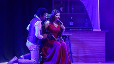 «الحب المحرر» كامل العدد بمسرح الحكمة بالساقية (صور)