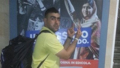 بالصور.. داعشي يهدد رواد «سوبر ماركت» في بريطانيا بـ«بندقية»