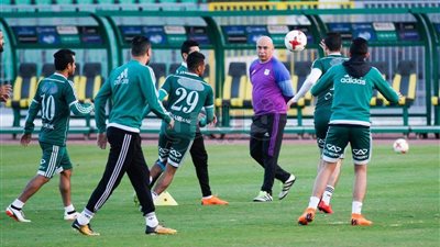 المصري يستأنف تدريباته على ستاد بورسعيد استعدادا لمونانا