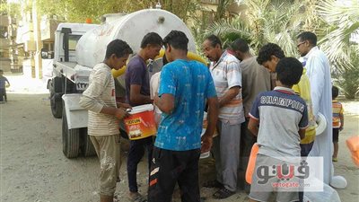 بالصور.. انقطاع المياه 20 ساعة متواصلة عن مناطق بأسوان