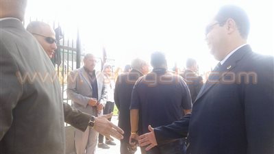 بالصور.. وصول وزير الإنتاج الحربي إلى مركز شباب المطرية