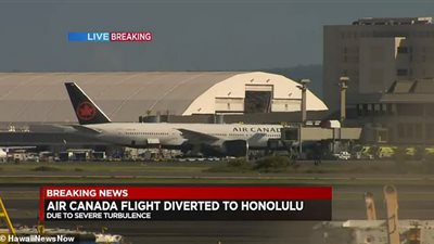 إصابة 30 شخصا في هبوط اضطراري لطائرة كندية (فيديو)