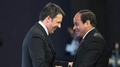 زيارات متبادلة بين القاهرة وروما.. السيسي يلتقى رئيس وزراء إيطاليا للإعلان عن قمة سنوية لزيادة التنسيق والتشاور بين البلدين.. وشيخ الأزهر يزور فلورنسا لحضور «لقاء حكماء الشرق ومفكري الغرب»