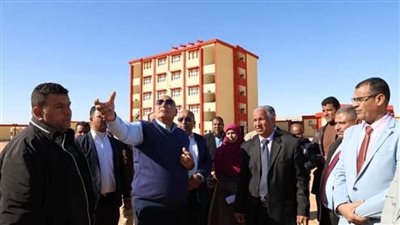 محافظ الوادي الجديد يدعم مدرسة الزراعة ببلاط بـ2500 شجرة ماهونجي