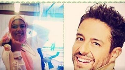 «حماقي» يحقق أمنية معجبته ويوافق على حضور فرحها