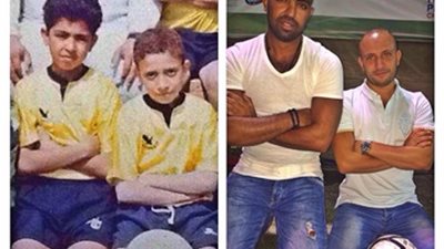 «شيتوس وشكري» ينشران صورة قديمة على طريقة إعلان «يالا نكمل لمتنا»