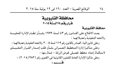اعتماد المخطط التفصيلى لشبكة الطرق لاستكمال جزء حوض الرزقة 