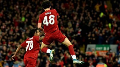 ليفربول يفوز على إيفرتون 0/1 بكأس الاتحاد في غياب محمد صلاح