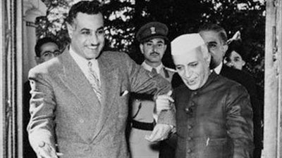 ناصر ونهرو على طريق السلام والتفاهم