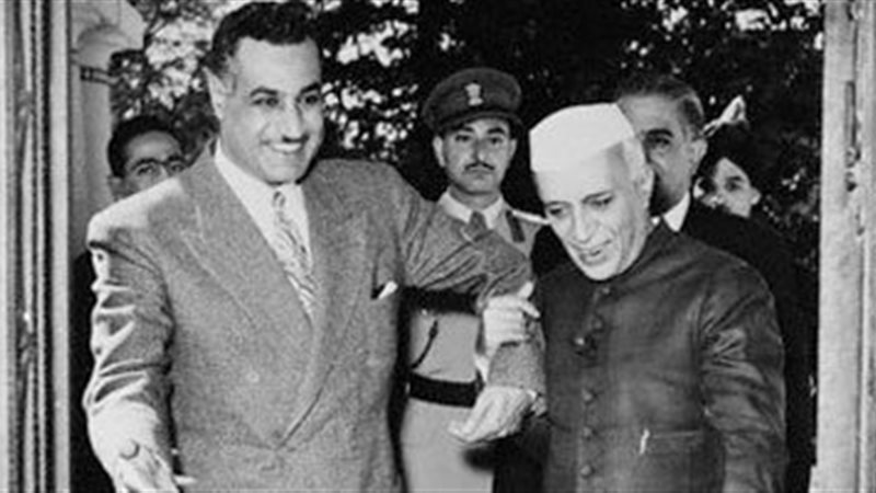 ناصر ونهرو