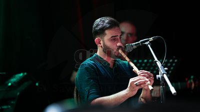 علي خيري يبدع في سهرة غنائية بساقية الصاوي (صور)