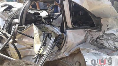 بالصور.. آثار حادث تصادم قطار بسيارة ملاكي في الإسكندرية