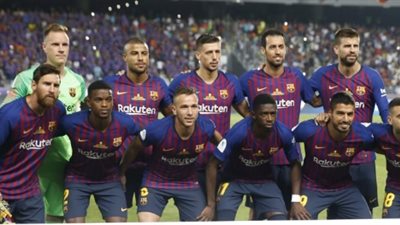 شوط أول سلبي بين ليون وبرشلونة