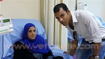 بالصور.. «السيد حمدي» يزور مستشفى بهية لسرطان «الثدي»