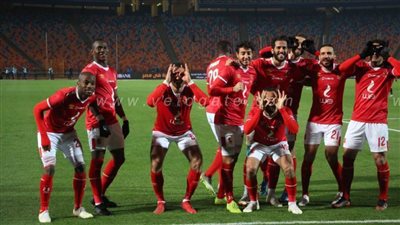 15 صورة ترصد فرحة لاعبي الأهلي بالفوز على إف سي مصر