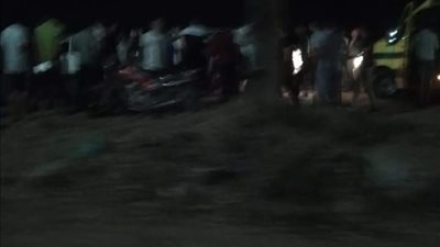 إصابة 16 شخصا بينهم أطفال في تصادم 4 سيارات بطريق المنصورة جمصة (صور)