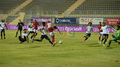 أحمد حمدي يتقدم بالهدف الخامس للأهلي في تليفونات بني سويف