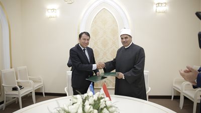 جامعة الأزهر ومركز «البخاري» يبحثان إحياء تراث علماء أوزبكستان