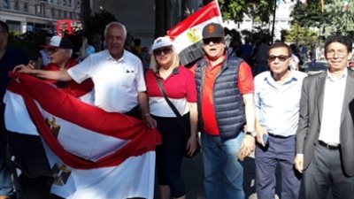 الجالية المصرية في بريطانيا تحتفل بذكرى ثورة 30 يونيو (صور)