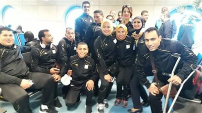 بعثة منتخب ألعاب القوى البارالمبية تغادر لدبي للمشاركة في بطولة العالم