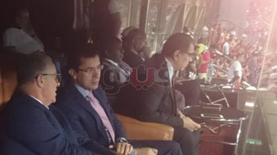 وزير الرياضة يؤازر الفراعنة أمام سوازيلاند بإستاد السلام