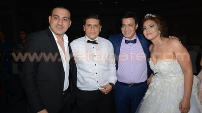 بالصور.. نجوم الفن يشعلون زفاف نجلة «حلمى عبدالباقى» بموفنبيك