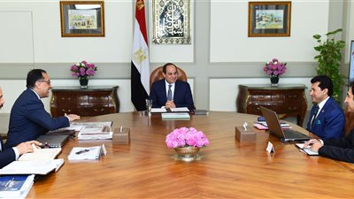 تفاصيل اجتماع السيسي والحكومة لمتابعة استعدادات «أمم أفريقيا» لكرة القدم