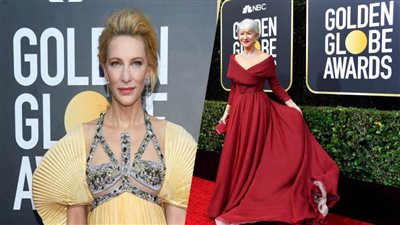هيلين ميرين وكيت بلانشيت بإطلالتين أنيقتين بحفل جولدن جلوب (صور)