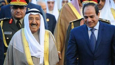 السيسي وأمير الكويت يتبادلان التهاني بمناسبة عيد الأضحى