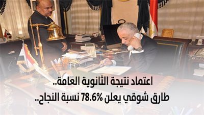 اعتماد نتيجة الثانوية العامة.. طارق شوقي يعلن 78.6% نسبة النجاح.. و40 طالبا يتصدرون قائمة الأوائل.. مؤتمر صحفي لإعلان أسماء المتفوقين..وشرح توضيحي للتنسيق عبر الإنترنت