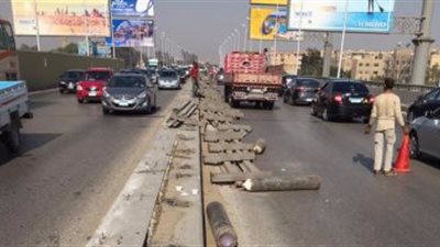 إغلاق جزئي بكوبري أكتوبر لإصلاح الفواصل