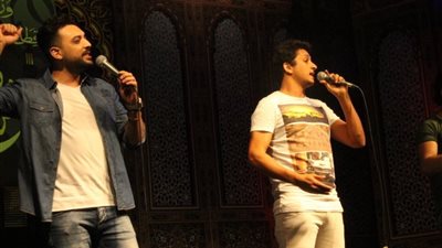 بالصور.. أنغام الشباب تشعل أجواء خيمة «هل هلالك»