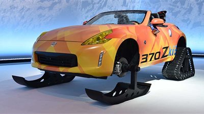 نيسان تطرح سيارتها الثلجية بمعرض الصين (صور)