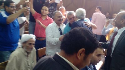 بالصور.. تهليل وتكبير فور النطق بحكم إعادة مباراة الزمالك والمقاصة