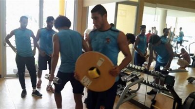 مران في «الجيم» لثلاثي الأهلي