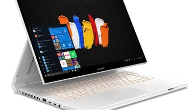 إيسر تعلن عن حاسب محمول للمبدعين مع شاشة متعددة الاستخدامات